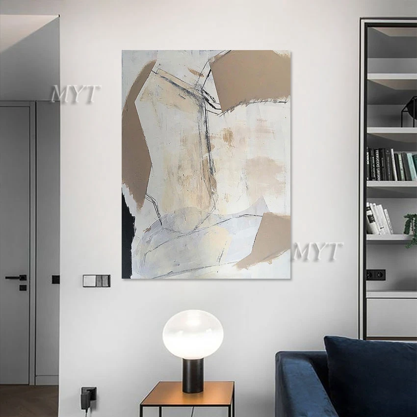 

Simple grey abstract pure handmade canvas art texture knife oil painting Latest design oil painting wall art on canvas