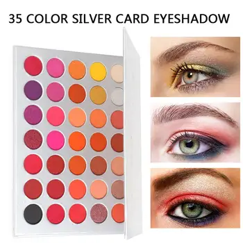 

35 Color Eyeshadow Palette Pearlescent Matte Polarized Easy Pigmented Colorful To Wear Not Eye Smudge Cosmetic Waterproof I5U8