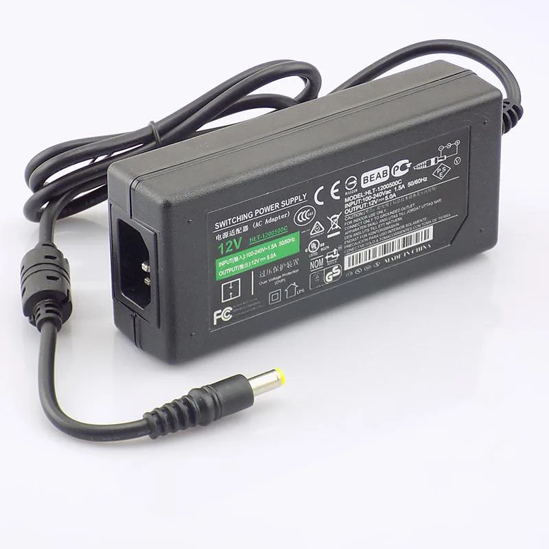 DC 12V 5A переключатель питания адаптер Трансформатор 110 V-240 V для камера видеонаблюдения Светодиодная лента RGB 5050 N11