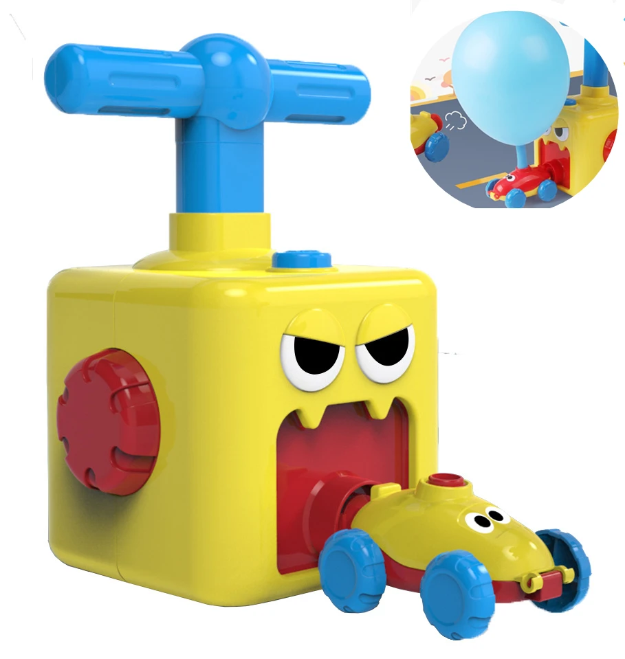 Обучающие игрушки воздушный шар автомобиль надувной насос научный эксперимент