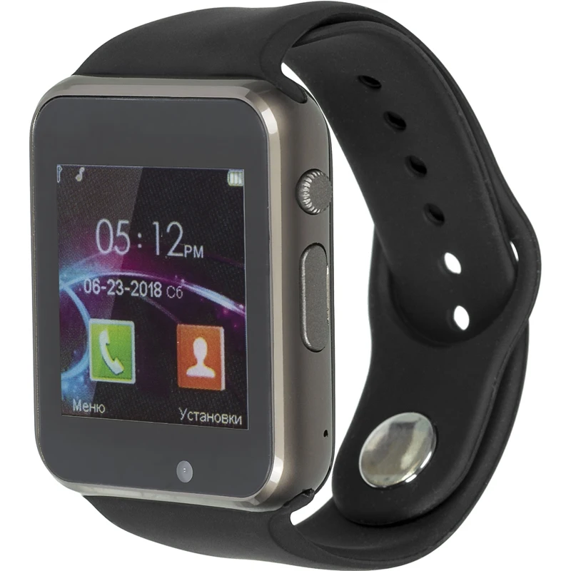 Смарт часы JET Phone SP1 48мм 1.54&quot серый/черный (sp1 black)|Смарт-часы| |