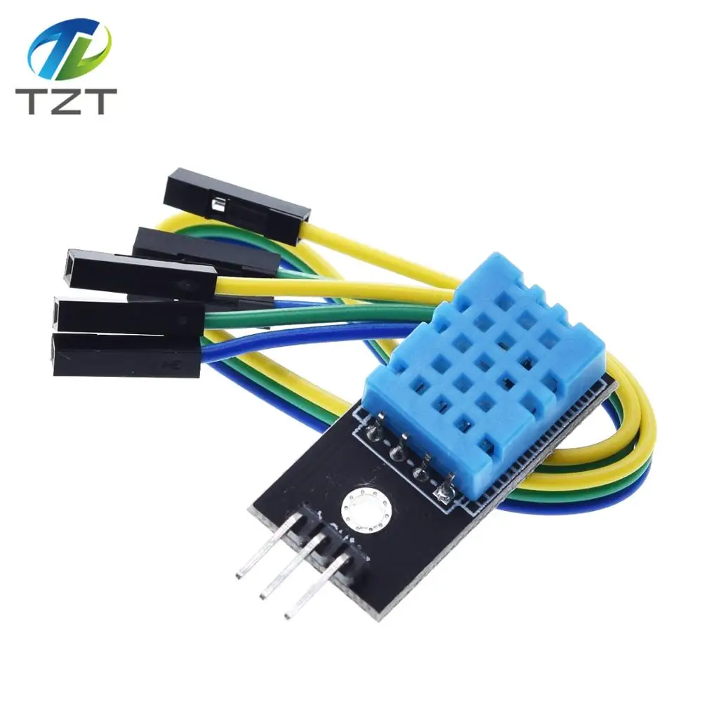 New Temperature and Relative Humidity Sensor DHT11 Module with Cable for arduino Diy Kit