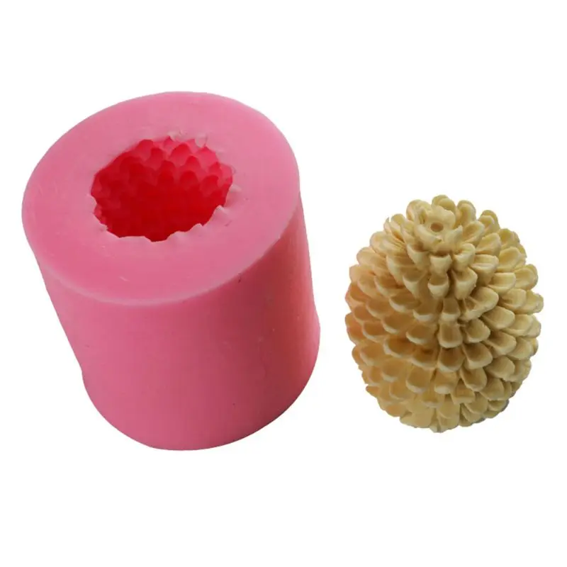 

3D Christmas Pine Cones Tree Silicone Candle Soap Fondant Mold Cake Chocolate Decorating Baking Mould Tool