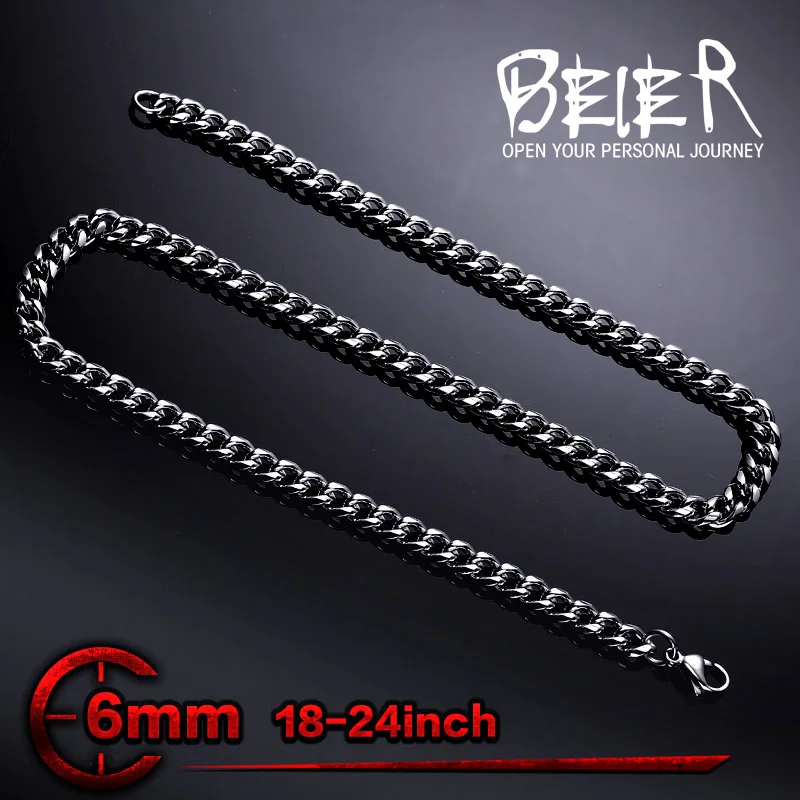 Мужская и женская цепочка BEIER чокер из нержавеющей стали|gold chain necklace|chain necklacenecklace