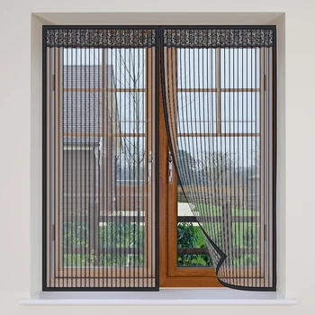 

Anti Mosquito Net Door Magnetic Mesh Door Mosquito Net Curtain Insect Fly Net Hands-Free Closing Windom Kitchen Door Curtains