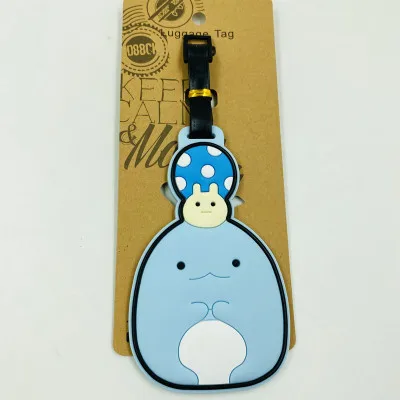 see chart IVYYE Sumikko gurashi ролевые аниме аксессуары для путешествий багажная бирка на чемодан ID адрес портативные бирки багажные этикетки подарок новинка - Цвет: see chart