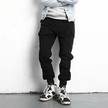 Новинка года, Брендовые повседневные штаны, брендовые Свободные повседневные штаны, осенне-зимние новые стильные Молодежные стильные брюки с несколькими карманами
