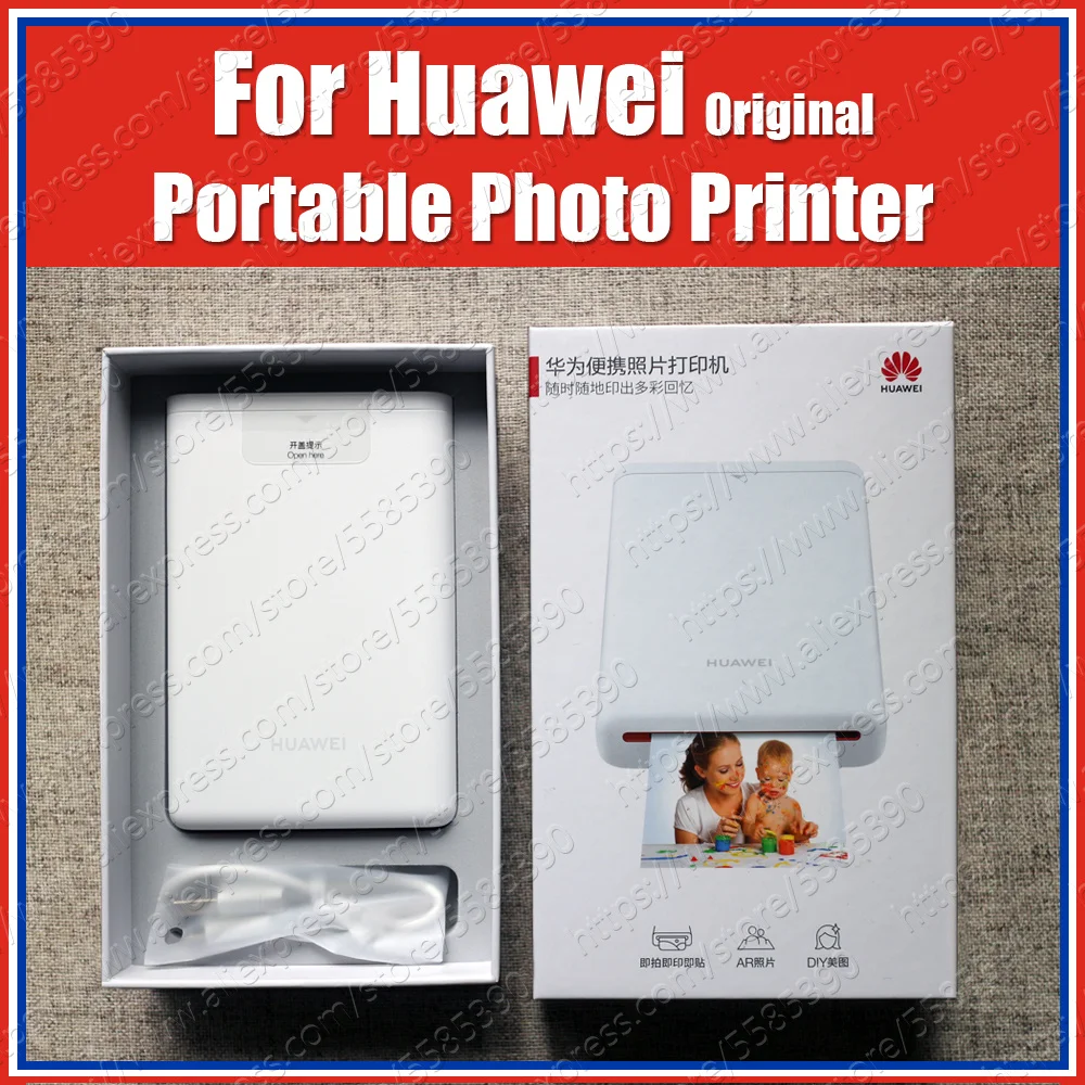 AR принтер CV80 300 точек/дюйм оригинальный Карманный фотопринтер Huawei портативный