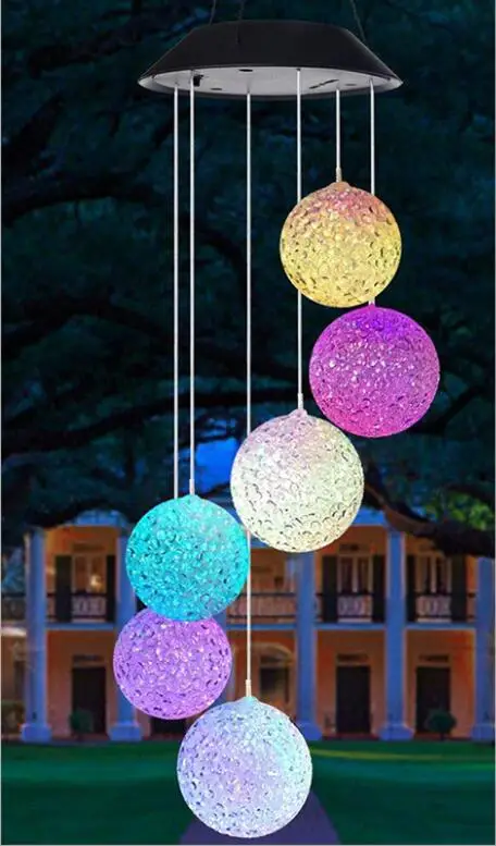 outdoor solar spot lights Solar Light Outdoor Power Supply Led Wind Chime Waterproof Butterfly Hummingbird Night Light Garden Courtyard Decoration solar fence lights Solar Lamps