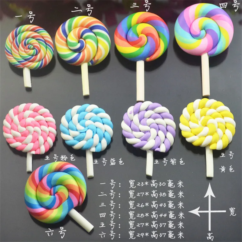 10 шт. моделирование кремовая Мягкая Керамика леденец Diy Подвески глина Lizun Slime