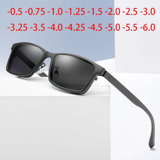 المغناطيسي كليب المغناطيس نظارات العدسات المستقطبة مع النظارات الشمسية  للرجال الرياضة نمط نظارات وصفة طبية 0 -0.5 -0.75 To -6.0 - AliExpress