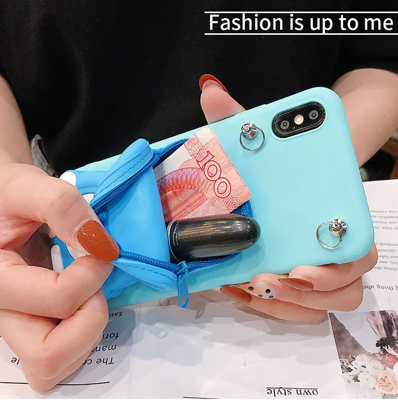 Чехол-кошелек на молнии для телефона OPPO Realme 3 Pro X C2 Reno 10X Zoom Reno Z R15 R15X K1 R17 R9 R9S R11 R11S Plus с милым рисунком