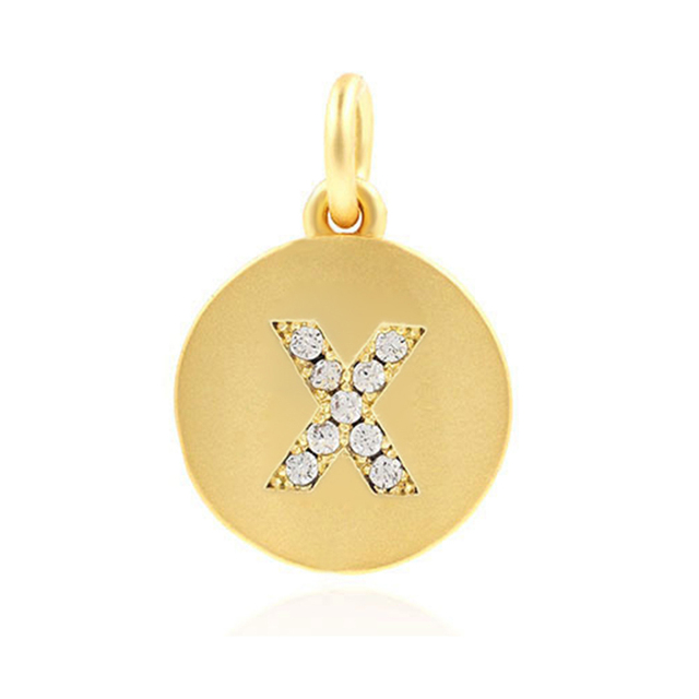 Letter Charms for Jewelry Making Supplies Charm Accessories Finding Diy Bracelet Necklace Earring copper Mosaic CZ 1pcs