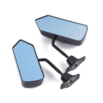 

1 Pair Rear View Mirrors Car Universal F1 Style Side Wear resistance Flat