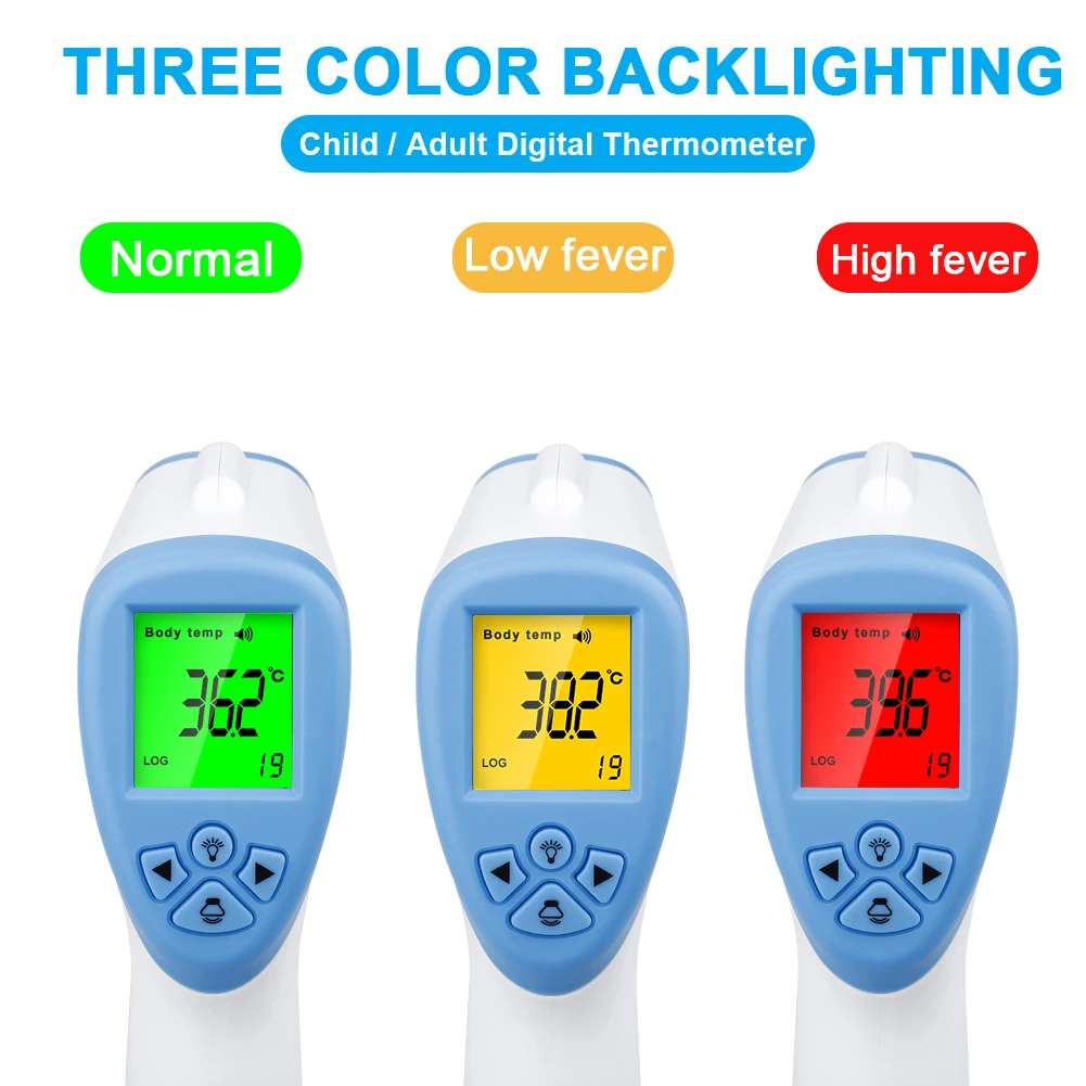 

Baby Thermometer Infrared Digital Lcd Body Measurement Forehead Ear Non-Contact Adult Body Fever Ir Children Fast Drop Shipping