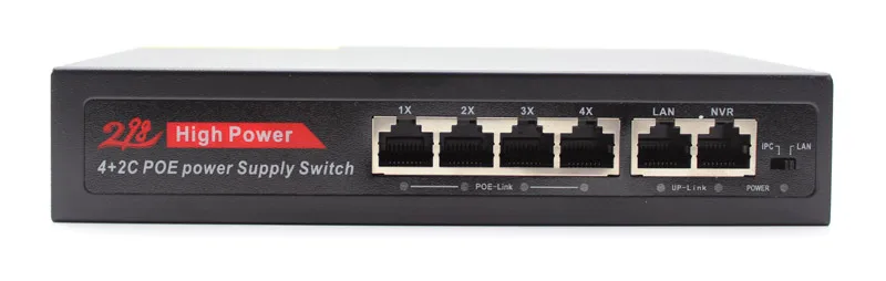 

4 8 16 24 Ports Smart POE switch Power supply Ethernet 10/100Mbps IEEE802.3af/at DC52V for IP camera
