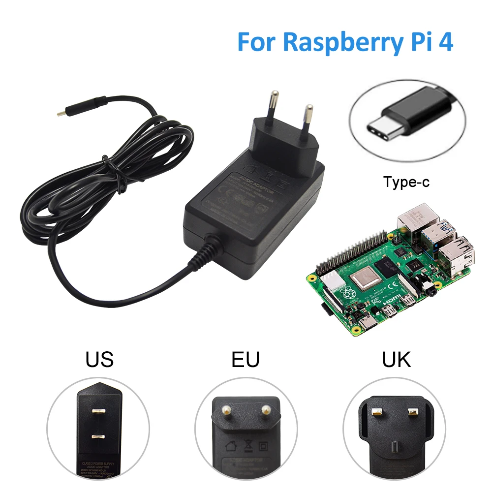 Raspberry pi 4 8 Гб комплект ОЗУ Pi Модель B PI 4B Гб: + радиатор адаптер питания Корпус
