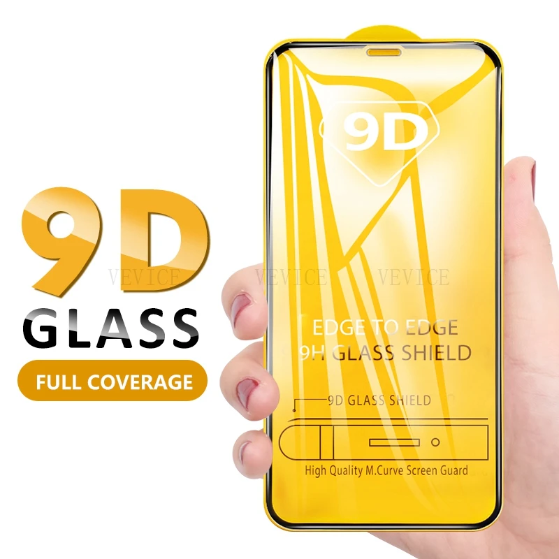 9D для iPhone XR 11 pro max модное противоударное Защитное стекло для экрана для iPhone 6S Plus X XS Max полное покрытие чехол из закаленной пленки