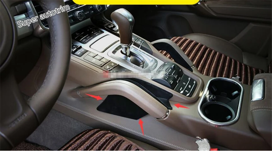 

Lapetus Front Central Storage Box Decorative Cover Trim 1 Pcs Fit For Porsche Cayenne 2015 2016 Accessories Interior