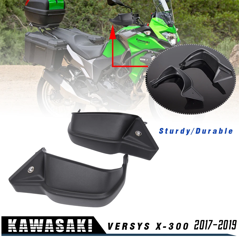 

Motorcycle Versys X 300 Handguards ABS Plastics Hand Guards Brush Bar Handle Bar for Kawasaki Versys X300 VersysX300 Accessories