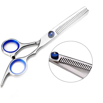 

6 inch Cutting Thinning Styling Tool Hair Scissors Stainless Steel Salon Hairdressing Shears Regular Flat Teeth Blades
