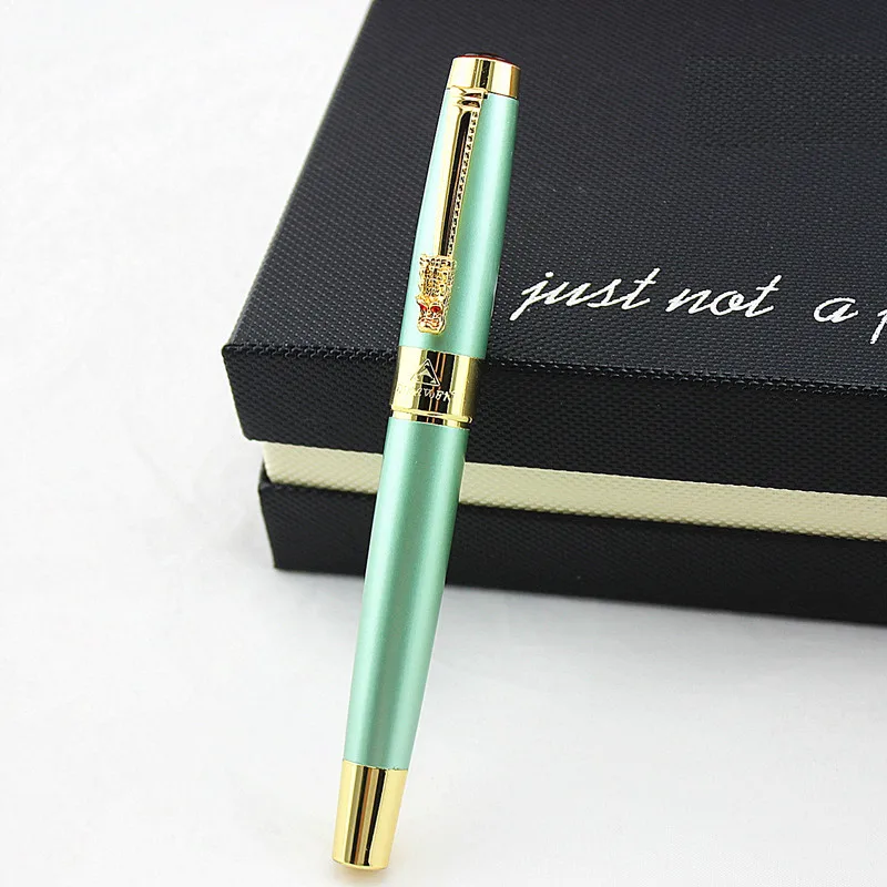 Роскошная металлическая авторучка с драконом, винтажная чернильная ручка 0,5 мм, ручки для письма, офисные бизнес-товары, подарок