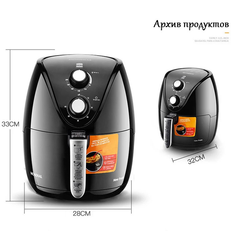 Air fryer household oil-free electric fryer with large capacity, automatic fries machine 2