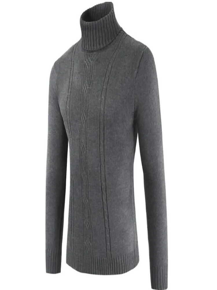 Dark grey Новые мужские водолазки на осень и зиму - Цвет: Dark grey