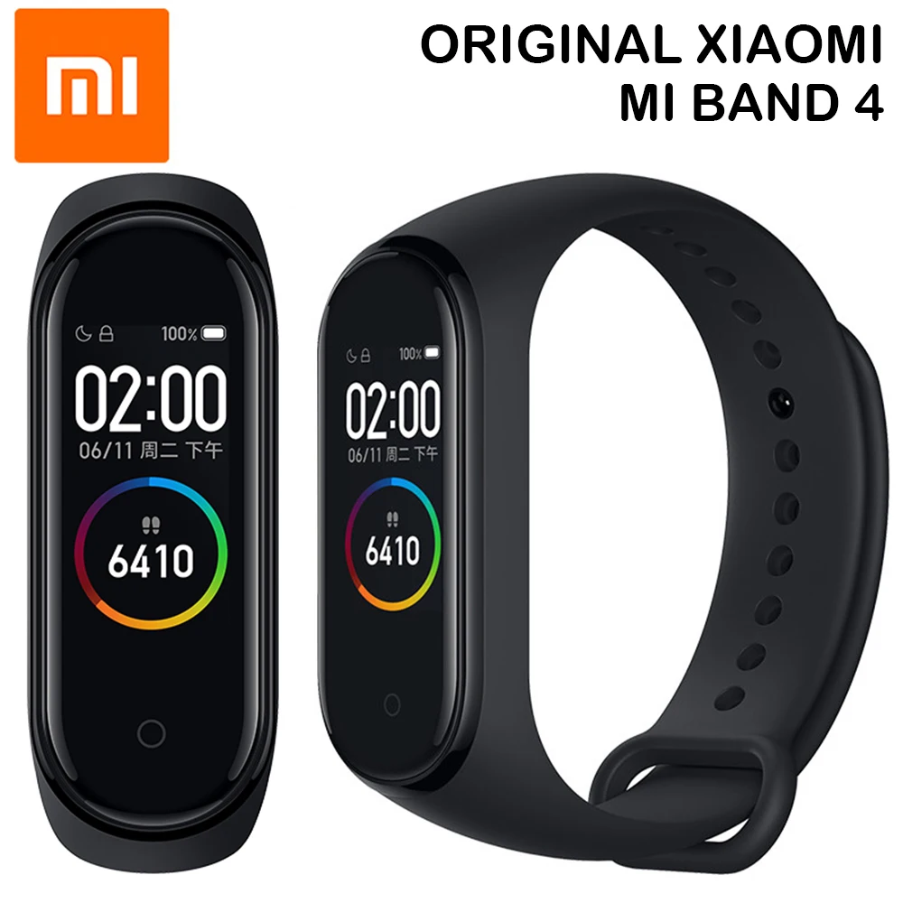 Оригинальный браслет Xiaomi Mi Band 4/Xiaomi Miband 3 фитнес с цветным экраном Bluetooth 5 0 смарт 4