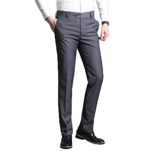 Men's Suit Pants Fashion Business Casual Long Pants Suit Men Dress Pants Classic Male Straight Formal Trousers pantalon hombre Men's Suit Pants Fashion Business Casual Long Pants Suit Men Dress Pants Classic Male Straight Formal Trousers pantalon hombre