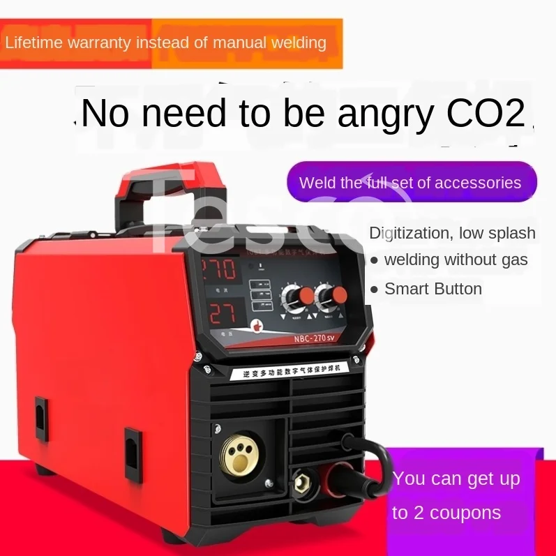 

Two Welding Machine Household Carbon Dioxide Gas to Protect Small Welding Machine Runflat Do Not Gas Airless Machine