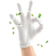 6 пар хлопковых смесей, не скользящие перчатки с защитой от пота, перчатки для работы