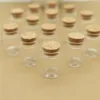 12pcs/Lot 30ml DIY Mini Wishing Glass Bottles Cork Crafts 37mm Tiny Empty  Jars Cork Stopper Transparent Souvenir Container 4