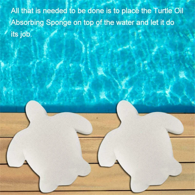

10pcs Oil Absorbing Sponge Swimming Pool Filter Oil Suction Sponge Grime Scum Cleaning Tools for Swimming Pools Hot Tubs Spas
