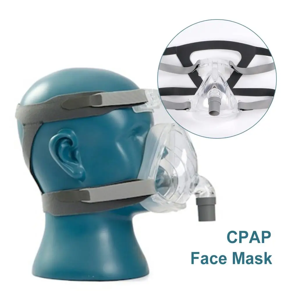 Full Face Universal FM2 CPAP Mask With Free Headgear Auto CPAP BiPAP Respirator Snoring Therapy Interface S/M/L Breathing Masks