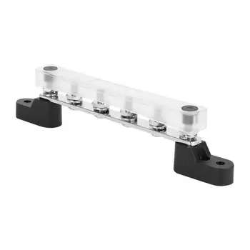 

6 Studs Bus Bar Electric Terminal Junction Block 100 Amp 12~48 V Electric Junction Block Car Styling