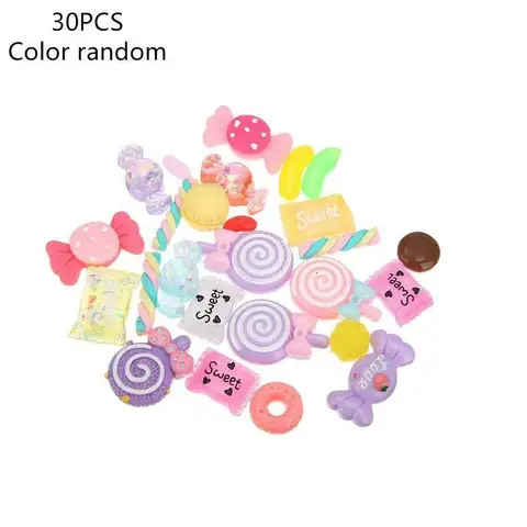 Cute Resin Fruit Candy Nail Art Decoration Nail Rhinestones 3D Nail Drill DIY Designs Accessories Manicure Tools