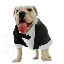 Французская одежда для бульдога, мопс, одежда для собак, Свадебный костюм, смокинг, бульдог, питбультерьер, американский хулиган, Питбуль, пальто для собак, костюм для домашних животных