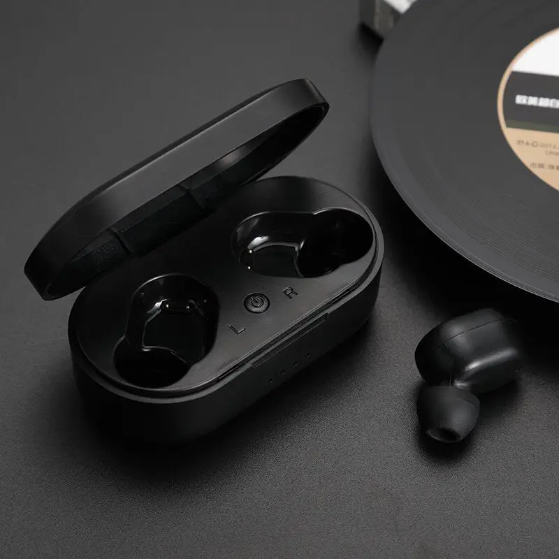 M1 Bluetooth наушники TWS 5,0 настоящая беспроводная Bluetooth гарнитура с зарядным устройством Беспроводная двойная гарнитура Bluetooth