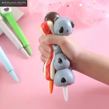 

Foam Plastic Gel Pen Rubber Stationery Kawaii School Supplies Gel Ink Pen School Stationery Office Suppliers Pen Kids Gifts