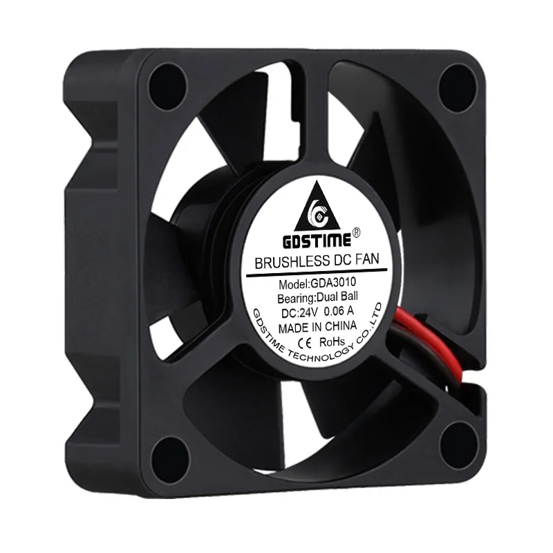 escovas para carro, micro ventilador 3010, 2 peças