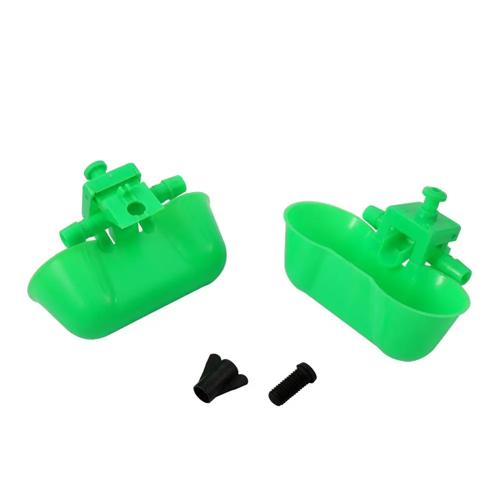 5 sets DUCK Quail drinking Waterer Dual cups Bird Siamese water bowl Birds Feeding Tools The new water bowls bird water drinker pet water feeder
