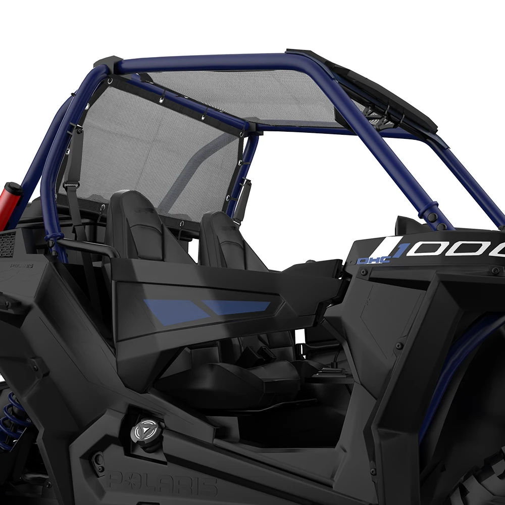 Затеняющая сетка для крыши и заднего стекла KEMIMOTO UTV черная Polaris RZR XP 1000 TURBO 2014 2019 2015