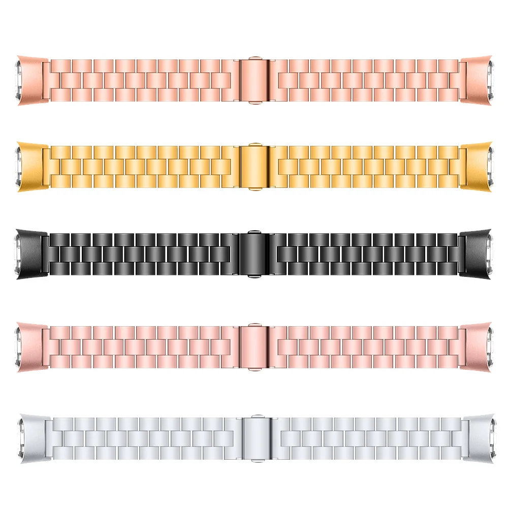 Ремешок из нержавеющей стали для samsung Galaxy Fit SM-R370 Миланский Браслет сменный браслет наручных часов металлический браслет+ металлическая рамка