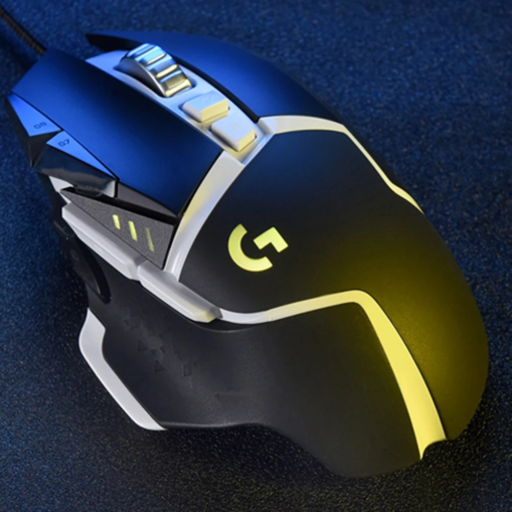 Logitech G502 программируемая мышь SE RGB оптический датчик HERO 16000 DPI регулируемая для