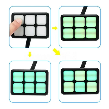 

6 Gang Switch Panel LED Work Light Bar Electronic Relay Circuit Control System Durable And Practical To Use