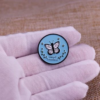 

Sweet Creature Enamel Pin Beautiful butterfly brooch