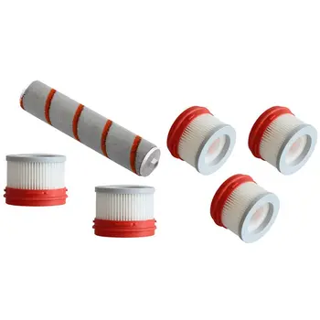 

1Pcs Roller Soft Plush Brush Hepa Filter & 3Pcs Filter for Xiaomi Dreame V9 Hepa Replacement Kits