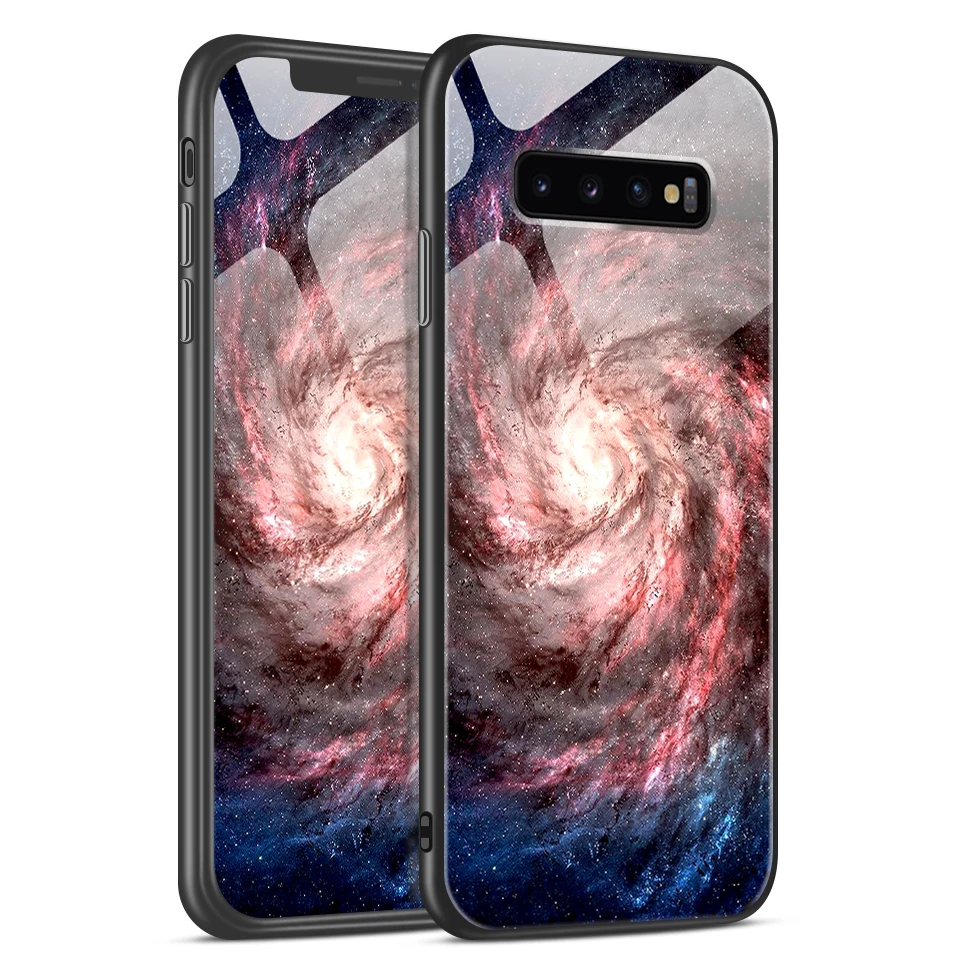 W367 Для samsung Galaxy S10/S10e/S10 Plus закаленное стекло противоударный чехол для Galaxy SM G9730 G970F G9750 Роскошные Защитные чехлы - Цвет: W367