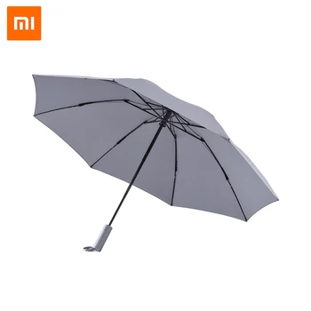 

NEW Xiaomi Umbrella Automatic Women's Beach Parasol Men Big Rain Umbrellas Wind Resistant Reverse Folding With Lighting Light